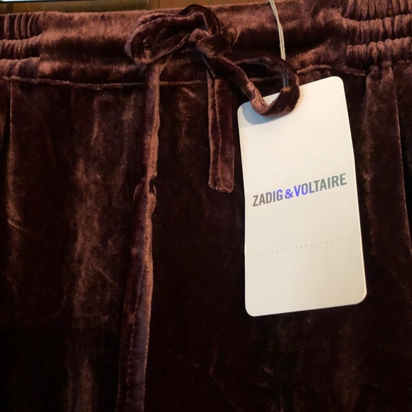 ❌SOLD❌NWT ZADIG & VOLTAIRE Silk Velvet Jillian Skirt - Picture 14 of 15